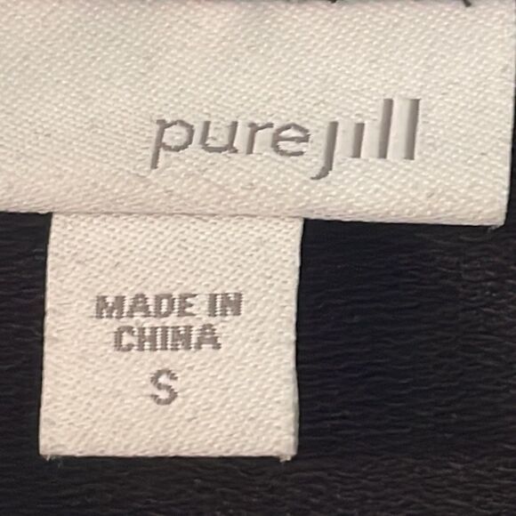 J. Jill Pure Jill black snap front soft jacket in refined French terry size S - Picture 7 of 7